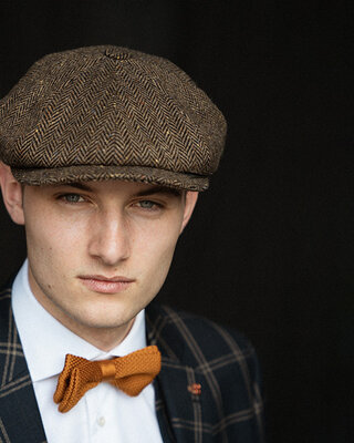 Casquette deluxe marron