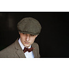 CitySport Cap Deluxe | Green Wool Herringbone | 8 Panels