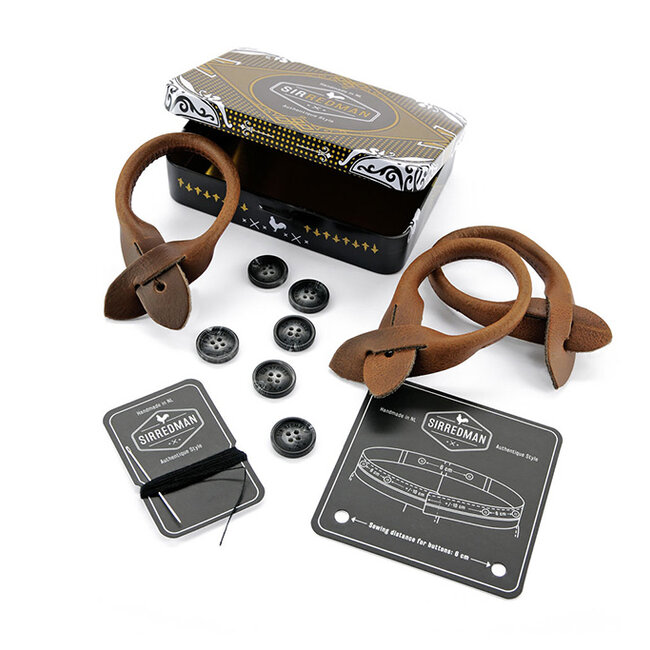 Sir Redman Brackets Combi Pack Crushed Berry | para Hombre | rojo burdeos | Brackets tradicionales