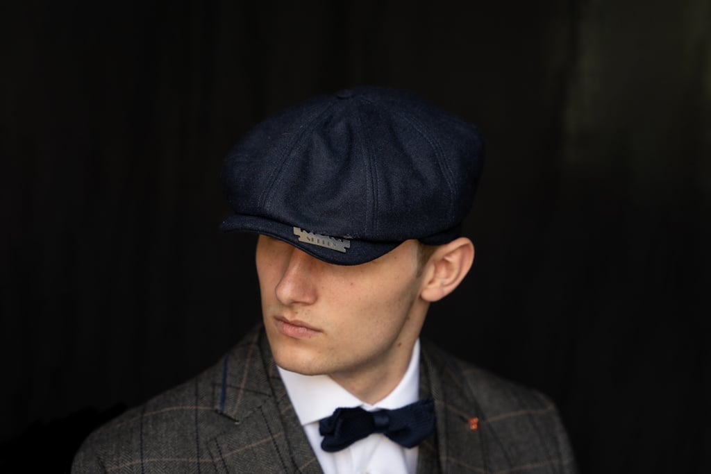 Caps - Shelby - Waxed Cotton 59 cm Dark Navy