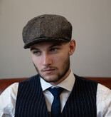 Casquette 8 pièces Arran Harris Tweed Gris