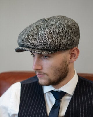 Heather Casquette Newsboy gris