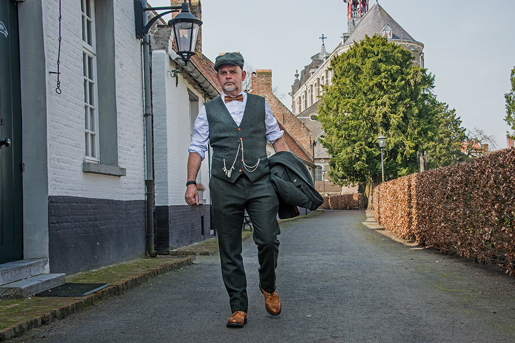 Costume 3 pièces Peaky Blinders Albert Brown - Costume sur mesure