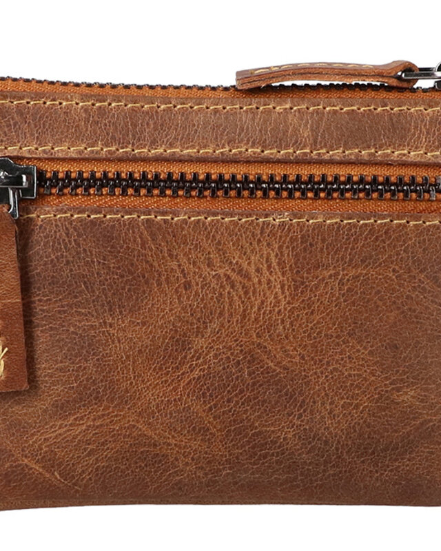 Portefeuille/porte-clés Finn Shelby marron