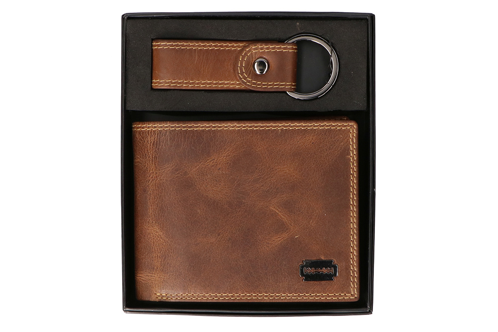 John Shelby wallet/keyring Brown