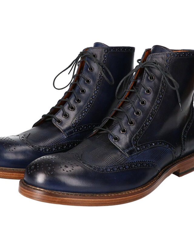 Handgemaakte Tommy Schoenen Blauw