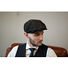 Arran Pet | Harris Tweed | 8-panelen | Zwart