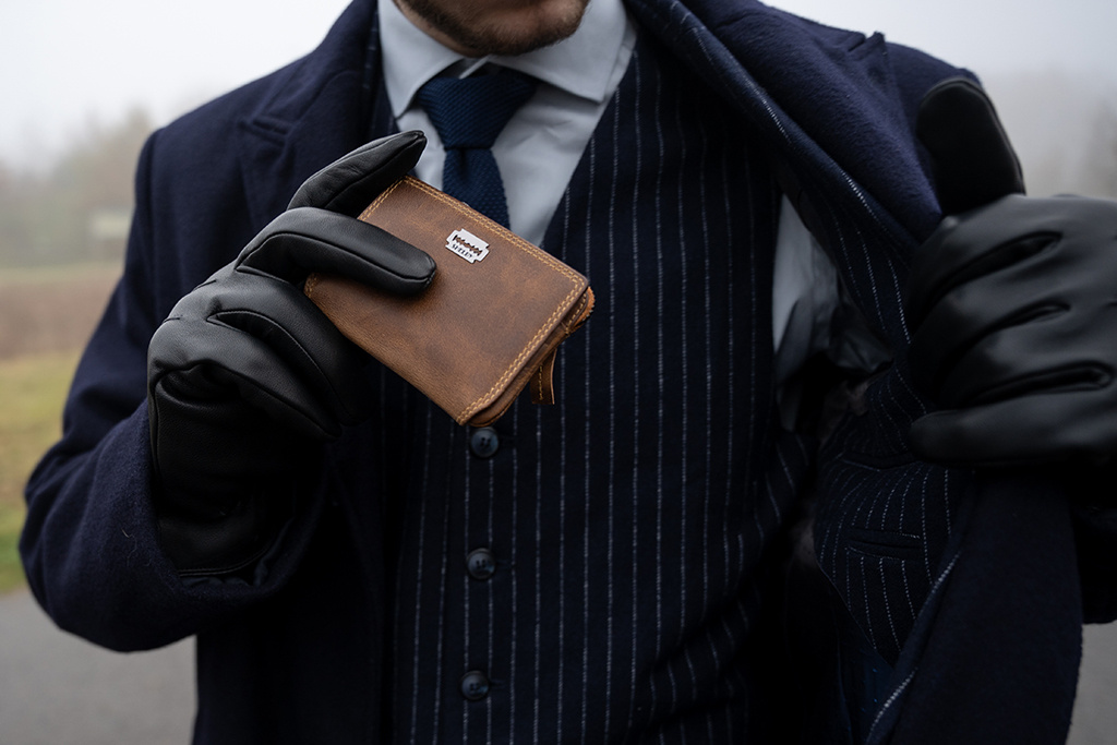 Finn Shelby Portemonnee/sleutelhanger Bruin | Peaky Blinders