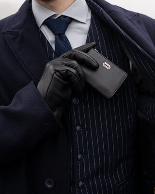 Arthur Shelby cartera Negro