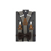 Suspenders Combi Pack Brave Brownie | for Men | brown/off white | Traditional Suspenders