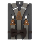 Sir Redman Traditional suspenders for men  - Sir Redman Combi Pack Suspenders Brave Brownie