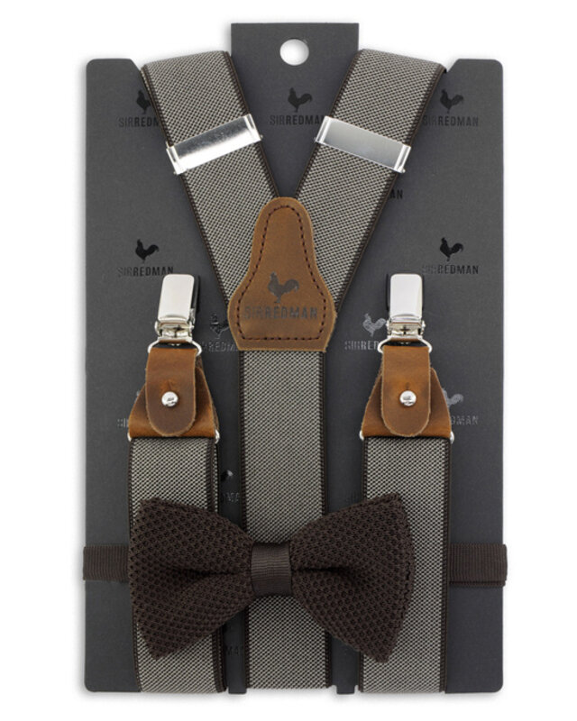 Sir Redman Brackets Combi Pack Brave Brownie | para Hombre | marrón/blanco roto | Brackets tradicionales