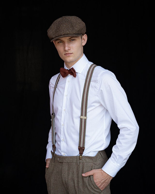 Sir Redman Dock Worker Tirantes | para Hombre | Verde | Tirantes tradicionales