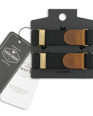 Sir Redman Shelby Sleeve Garters Black