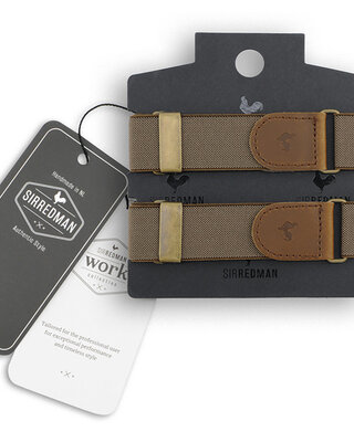 Sir Redman Shelby Sleeve Garters Taupe