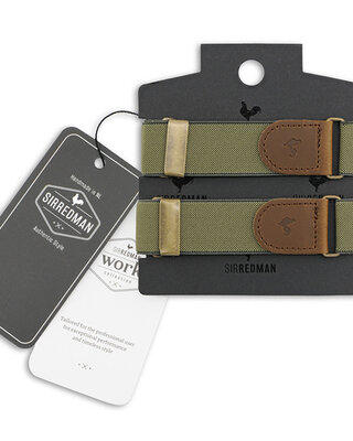Sir Redman Shelby Sleeve Garters Green