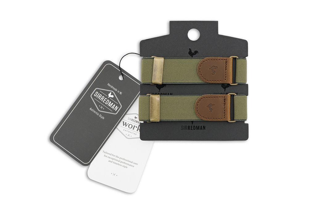 Sir Redman Shelby Jarretières pour les manches Vert