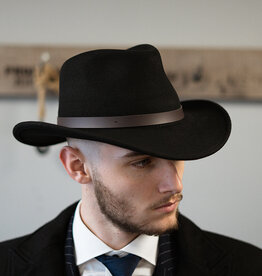 Mardale wolvilt trilby zwart