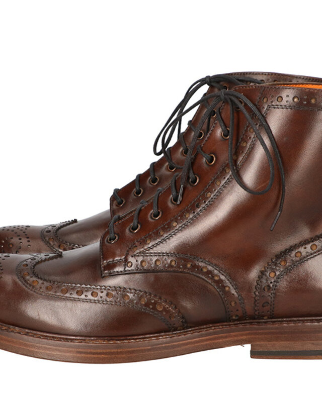 Handbemalte Thomas Schuhe Braun