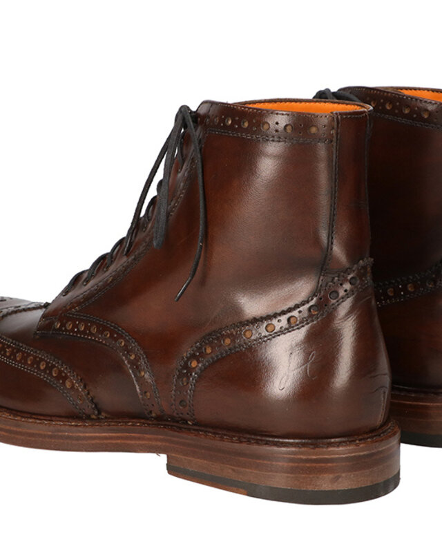 Chaussures Thomas peintes à la main Marron