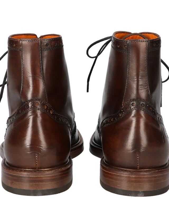Handbemalte Thomas Schuhe Braun