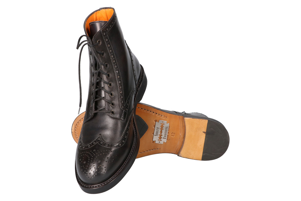 Handgeschilderde Thomas Shoenen Zwart | Peaky Blinders