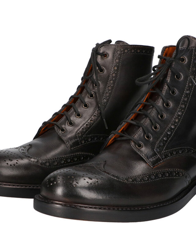 Zapatos Thomas pintados a mano Negro