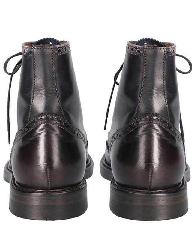 Handbemalte Alfie Schuhe Schwarz und Grau