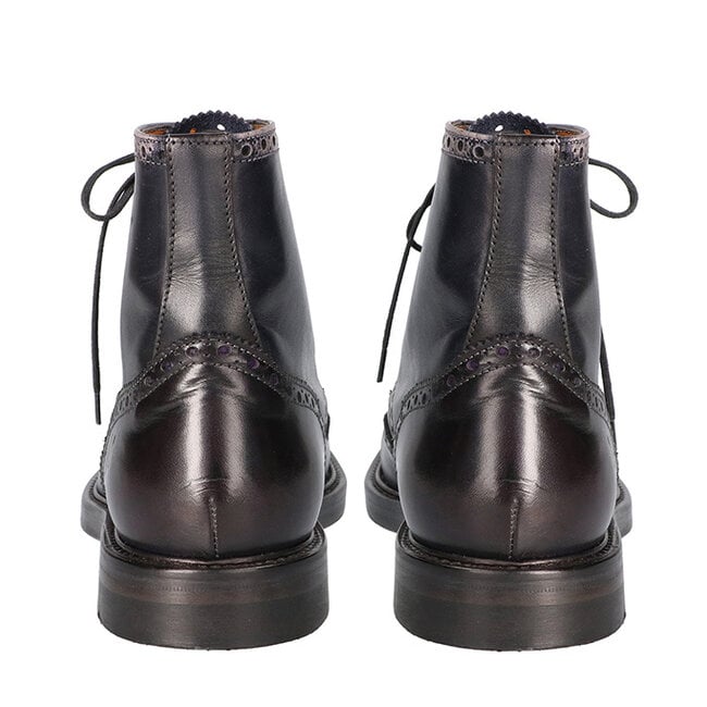 Hand-painted Alfie Shoes Black and Grey