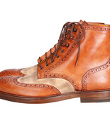 Hand-painted Arthur Shoes cognac beige