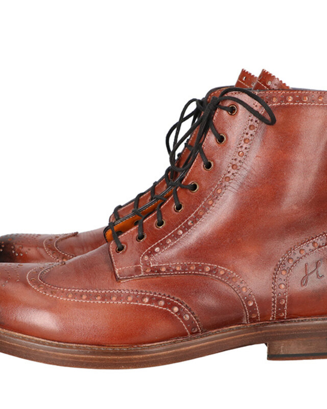 Chaussures John peintes à la main Marron