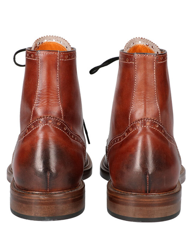 Handbemalte John-Schuhe Braun