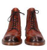 Hand-painted John Shoes Brown