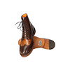 Chaussures Jeremiah double marron peintes à la main