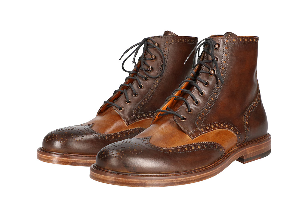 Hand-painted Jeremiah Shoes double brown