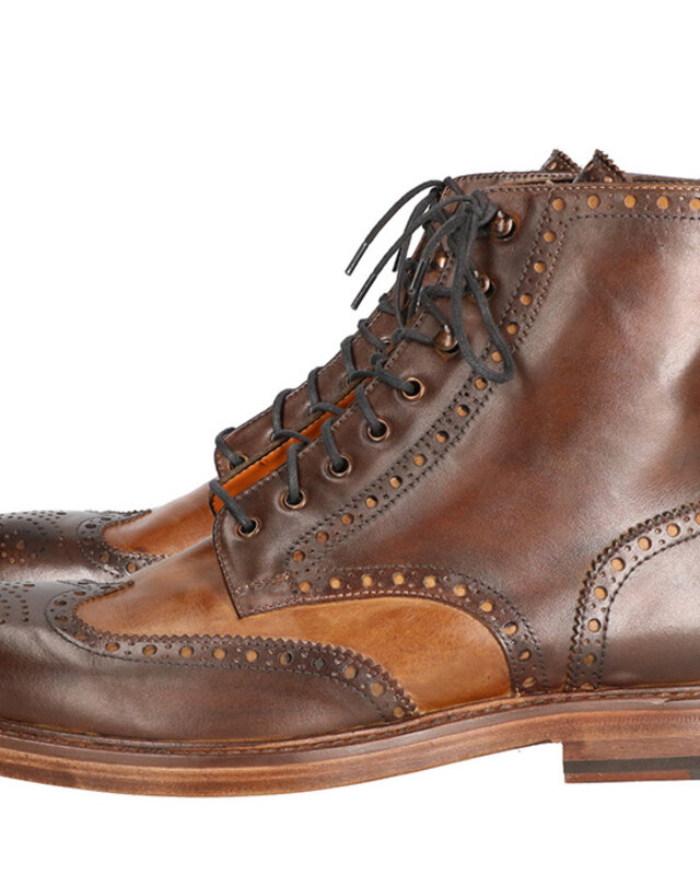 Hand-painted Jeremiah Shoes double brown