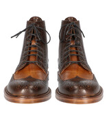 Hand-painted Jeremiah Shoes double brown