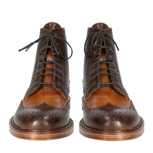 Hand-painted Jeremiah Shoes double brown