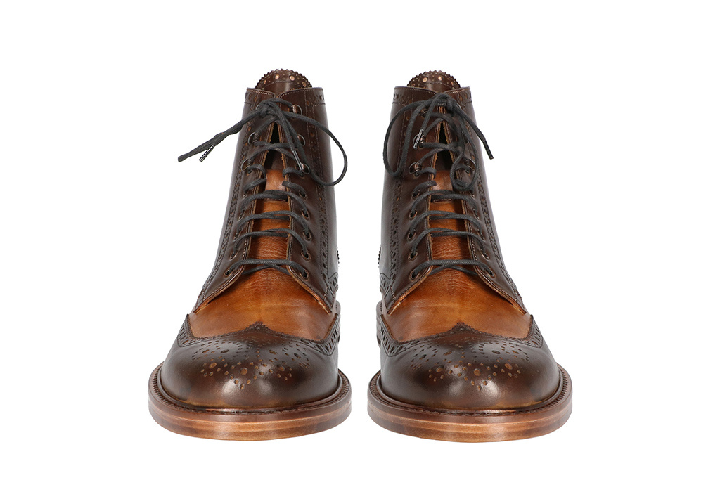 Hand-painted Jeremiah Shoes double brown