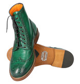 Hand-painted Isiah Shoes Green