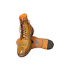 Chaussures Jeremiah peintes à la main olive-cognac