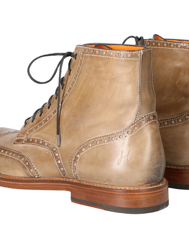 Chaussures Finn peintes à la main Taupe