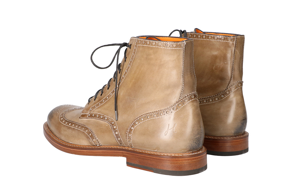 Chaussures Finn peintes à la main Taupe