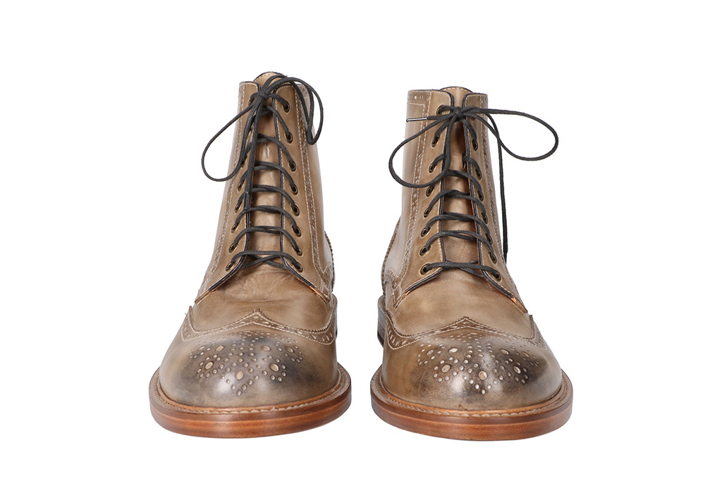 Chaussures Finn peintes à la main Taupe