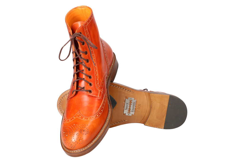 Handgeschilderde Arthur Schoenen Oranje