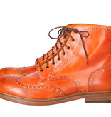 Handbemalte Arthur -Schuhe Orange