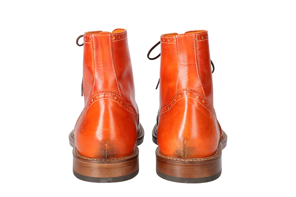 Zapatos Arthur pintados a mano Naranja