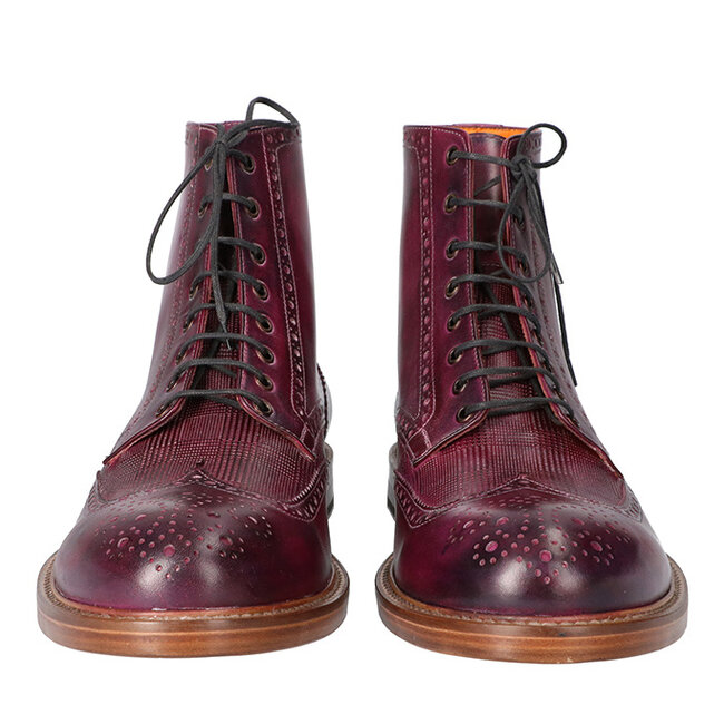 Handbemalte Charlie -Schuhe Lila