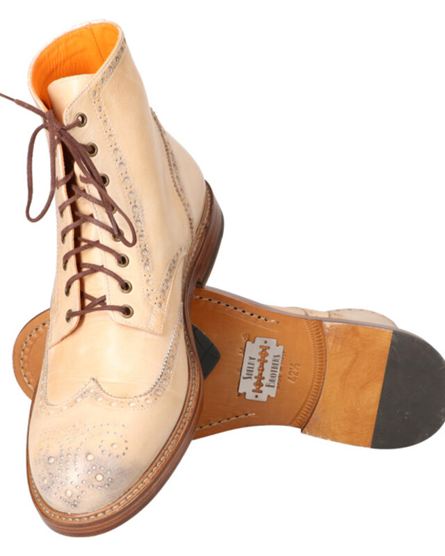 Chaussures Michael peintes à la main Beige