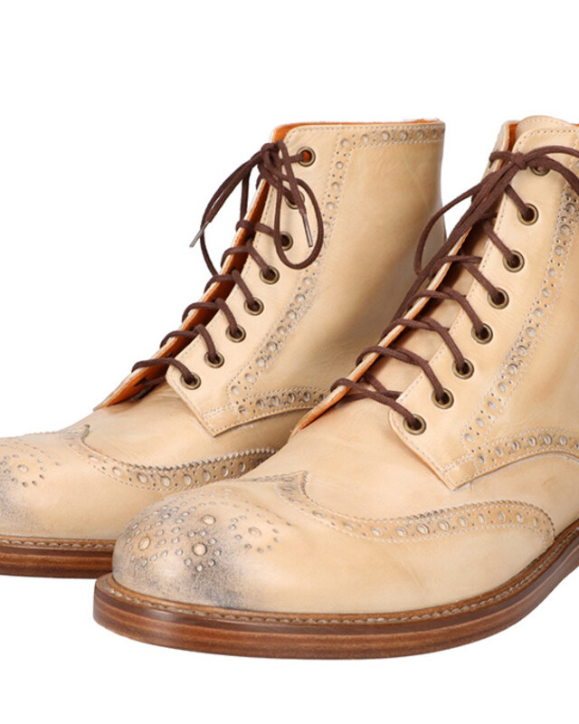 Chaussures Michael peintes à la main Beige